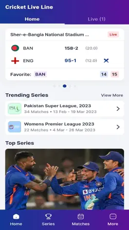 Game screenshot Cricket Live Line 2023 mod apk