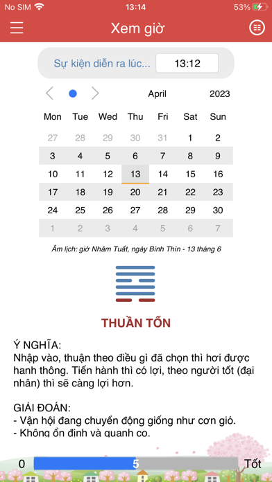 Lịch Việt Dịch Lý Screenshot