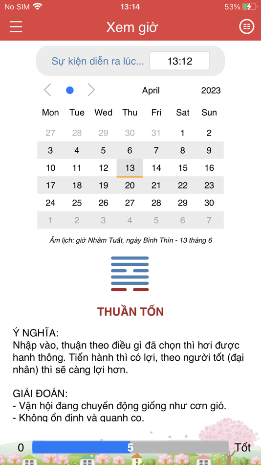 #4. Lịch Việt Dịch Lý (iOS) By: Mai The Hung