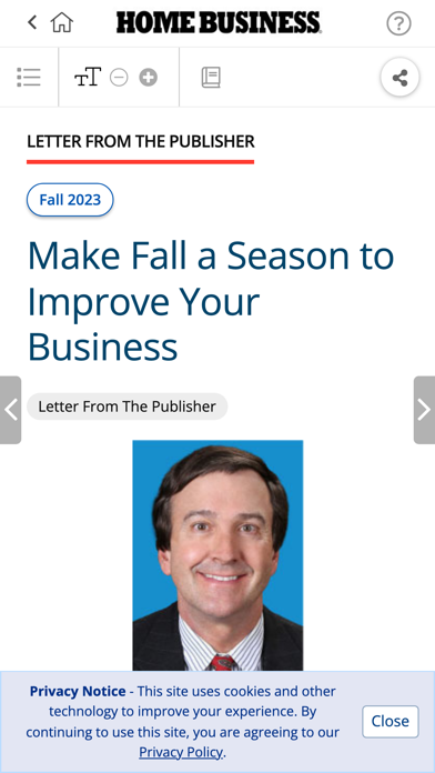 Home Business Magazine Screenshot