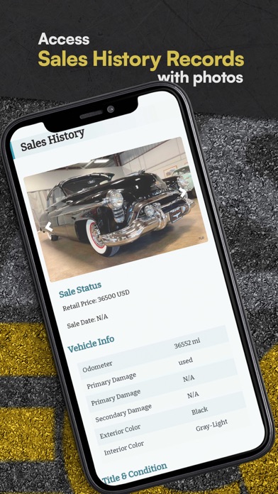 Classic Car VIN Lookup Screenshot