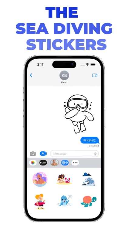 The Sea Diving stickers