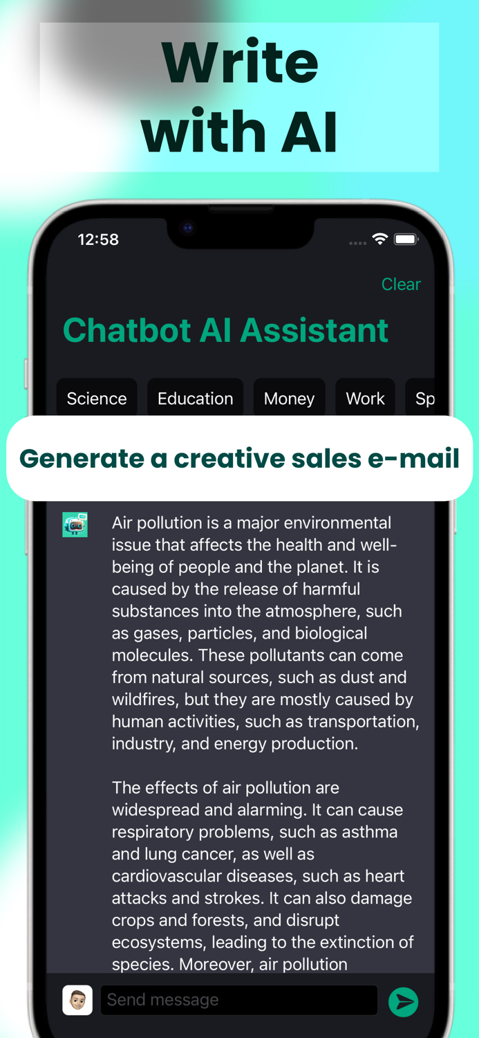 AI Keyboard Assistant Chat Bot