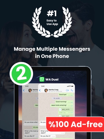 Dual Messenger for WA Web Plusのおすすめ画像1