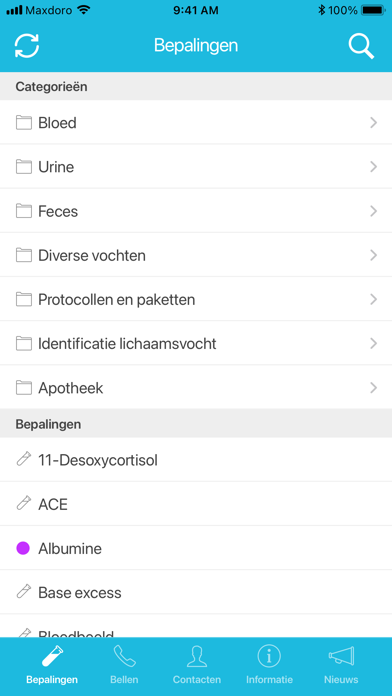 Accureon eLabgids Screenshot
