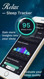 relax - sleep tracker iphone screenshot 1