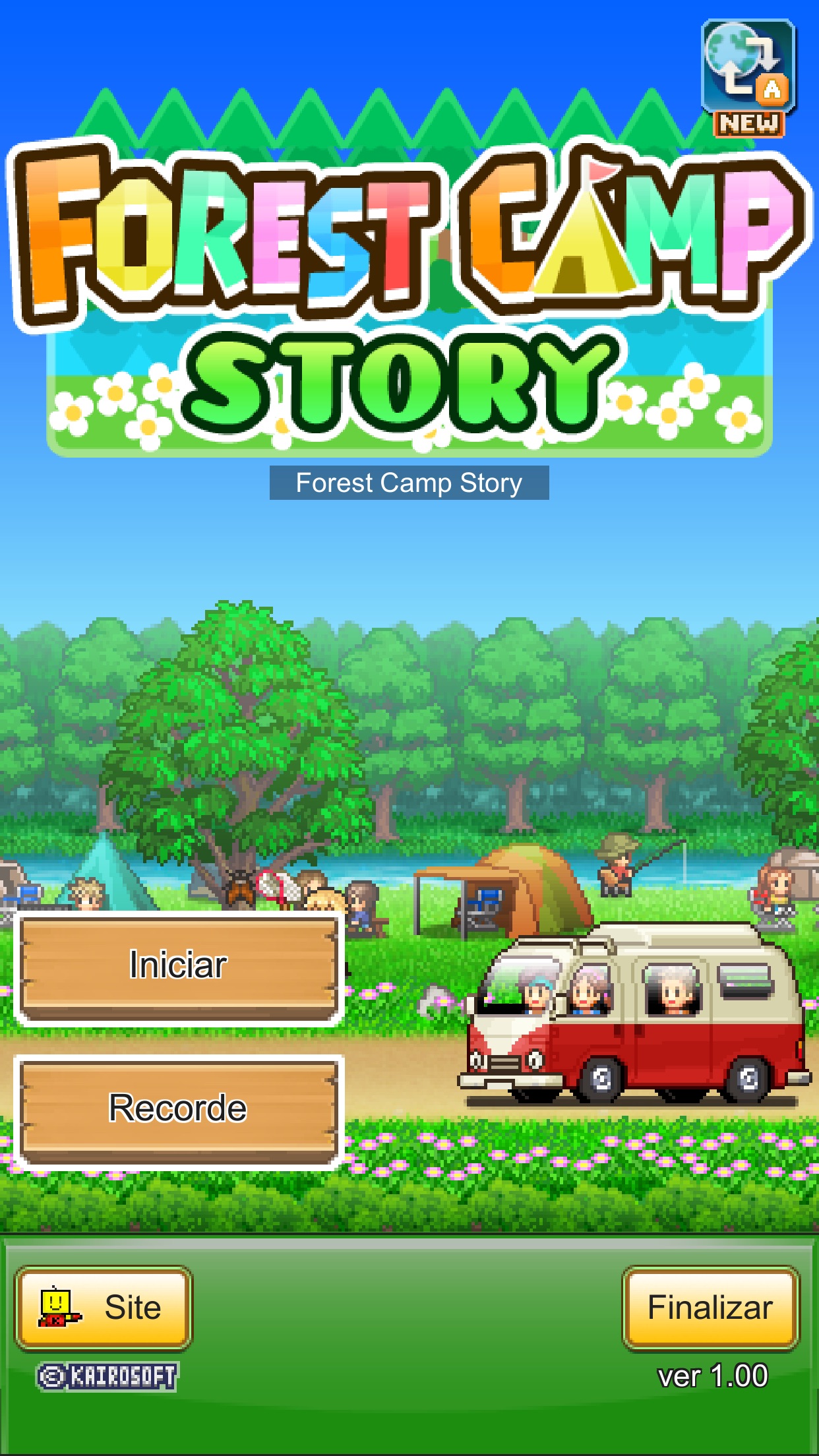 Screenshot do app Forest Camp Story
