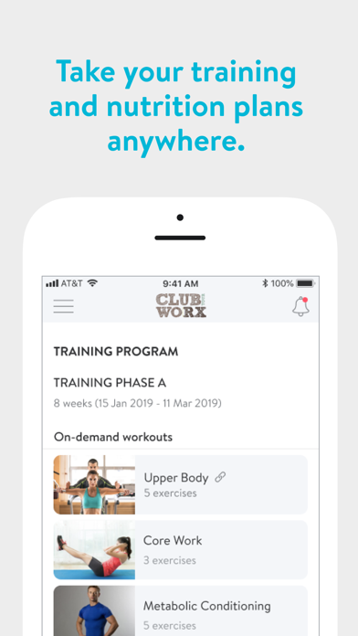 ClubWorx Trainer Screenshot
