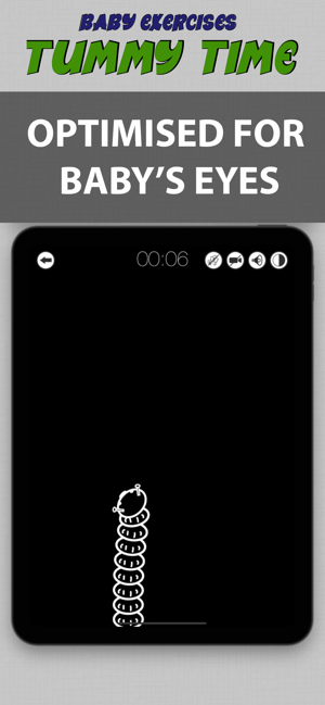 ‎Ejercicios para bebés: Captura de pantalla de tiempo boca abajo