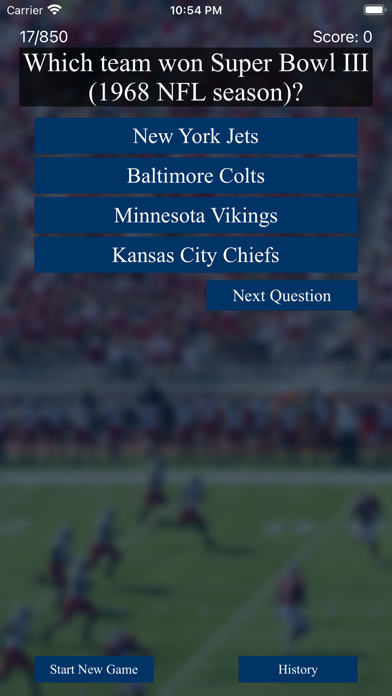 Football Trivia Pro Screenshot