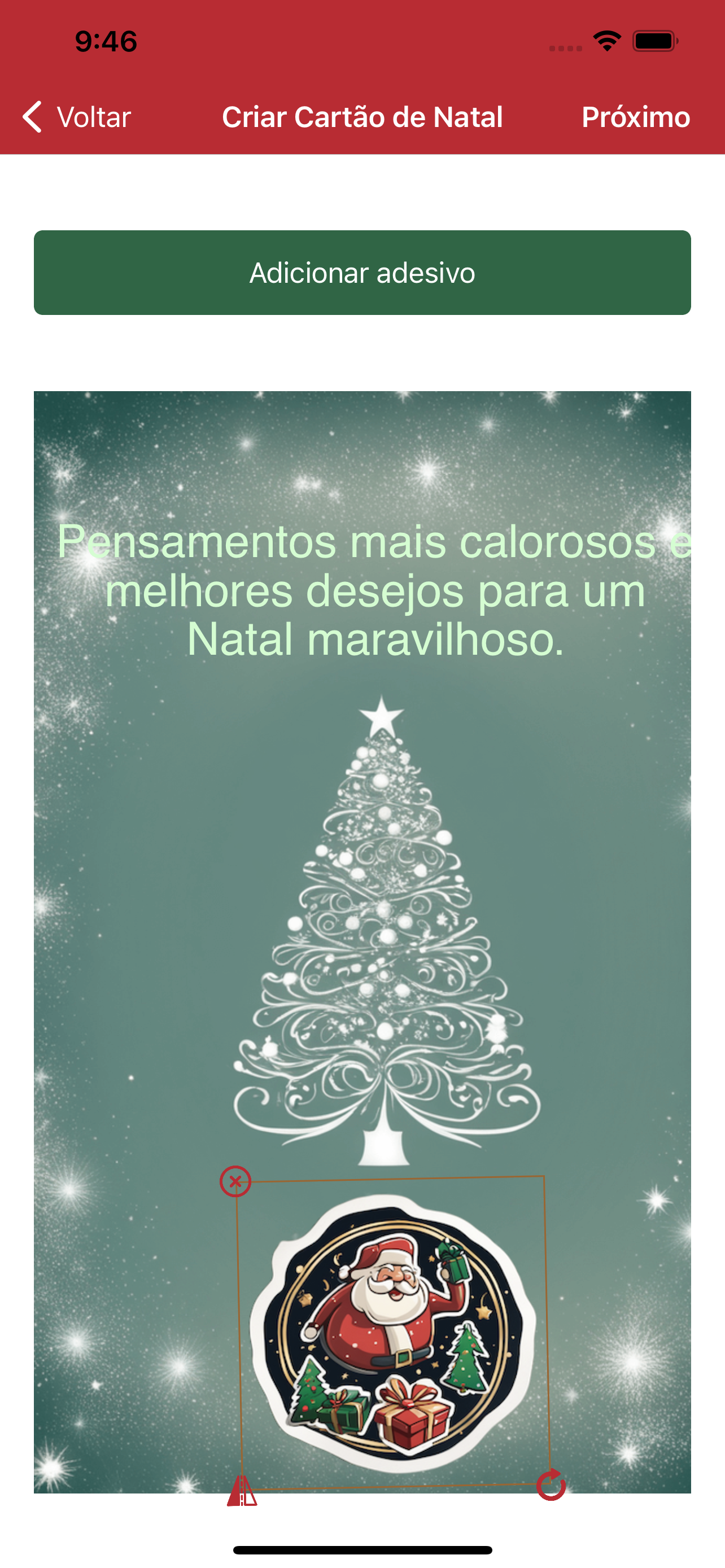 Cartões de natal & ano novo