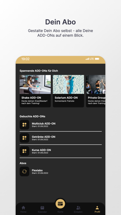 E1 Fitness Screenshot
