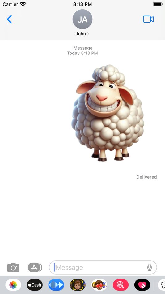 #4. Sheep Stickers App (iOS) By: Paul Scott