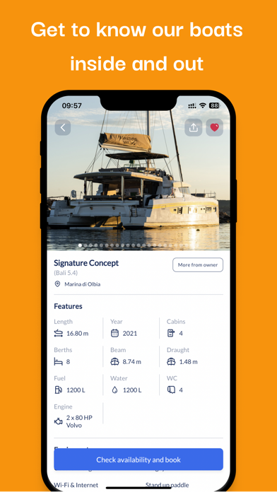 Strabos - Boat rental app Screenshot