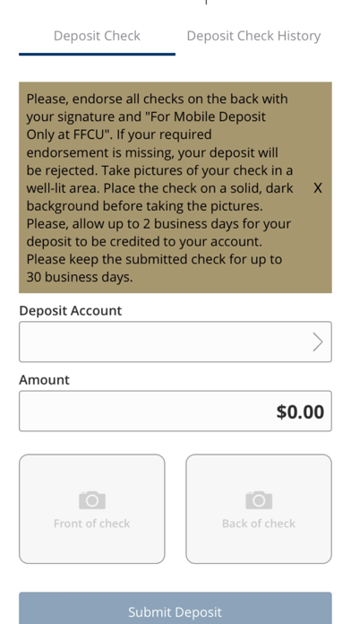 Founders FCU – Mobile Banking Screenshot