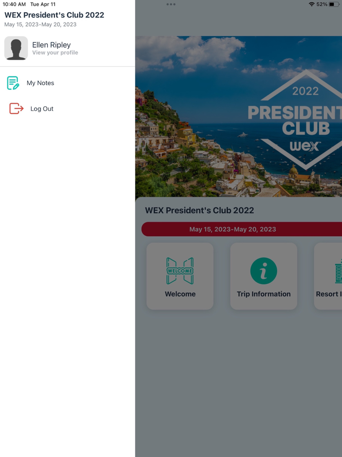 WEX Presidents Club Italy