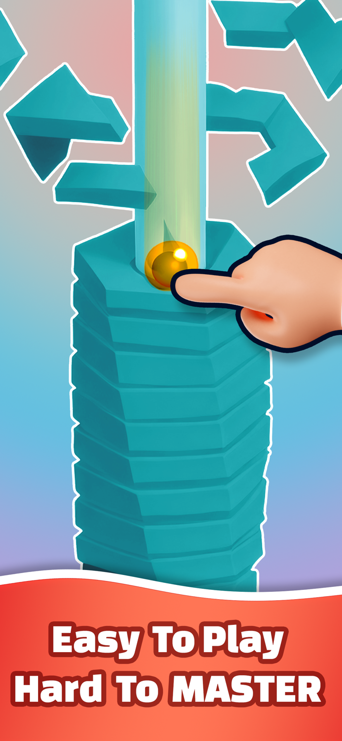 Helix Paint Ball - jump Stack