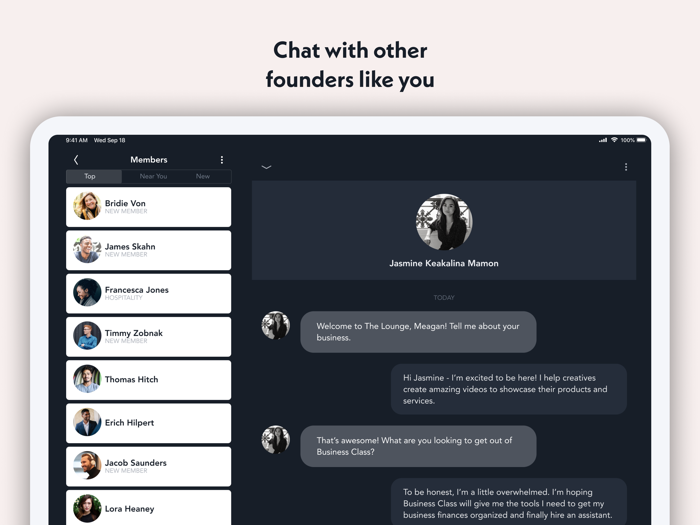 Business Class The Lounge