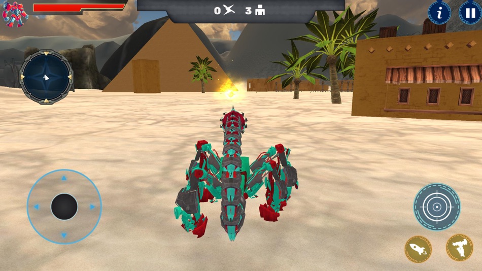 #1. Scorpion Robot Transmute Wars (iOS) 由: Muhammad Faisal
