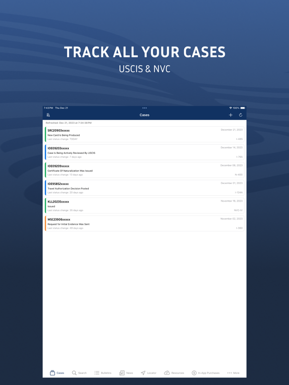 Case Tracker for USCIS & NVC App Price Drops