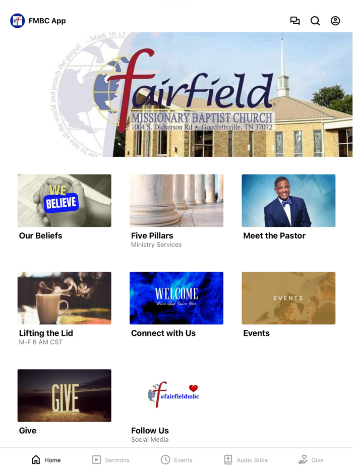 Fairfield MBC Mobile App