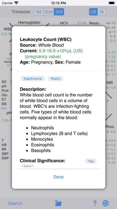 RH Medical Labs Screenshot