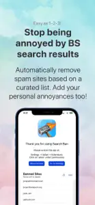 Search Ban: Filter Results screenshot #3 for iPhone