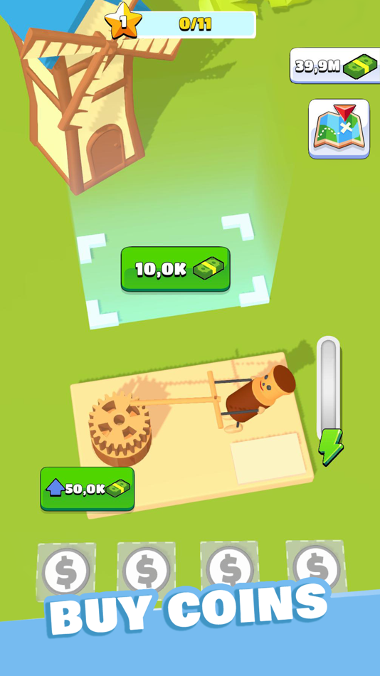 #5. Woodman Idle Tycoon (iOS) 由: Nolodin Games LLC