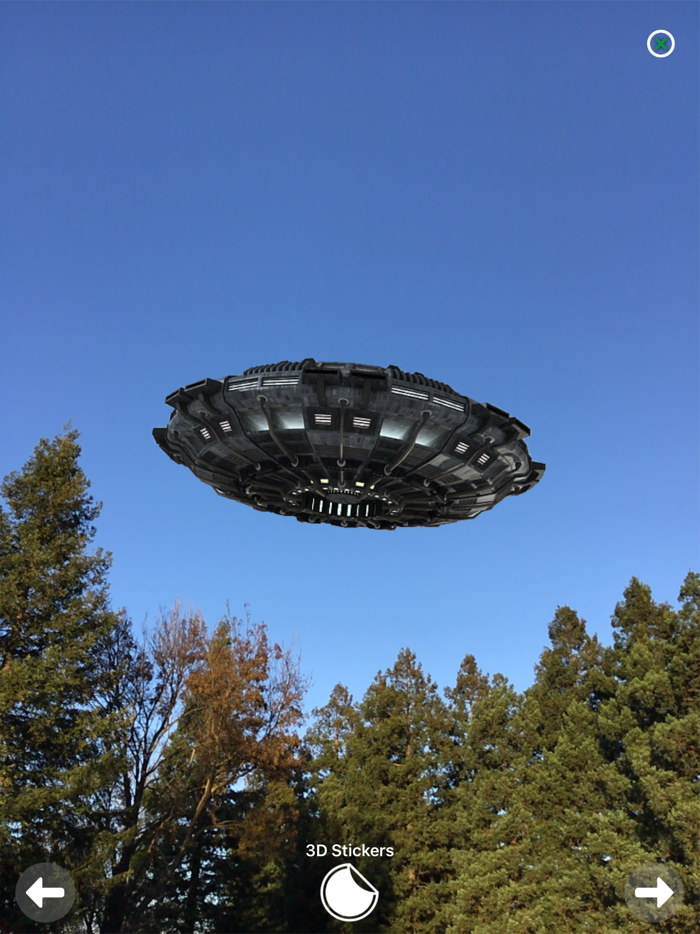 Augmented Reality UFO Stickers
