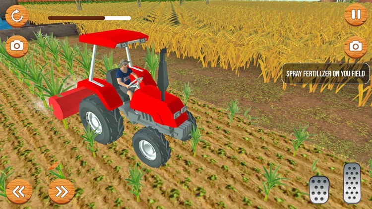 Grow Farming Tractor Games 3D