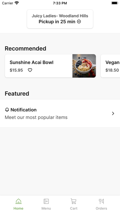 Juicy Ladies CA iPhone screenshot 1 - Food & Drink app