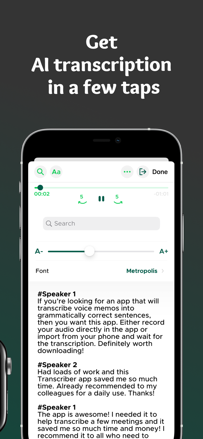 Transcribe Voice Notes to Text