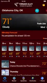 tornado alley weather center iphone screenshot 1