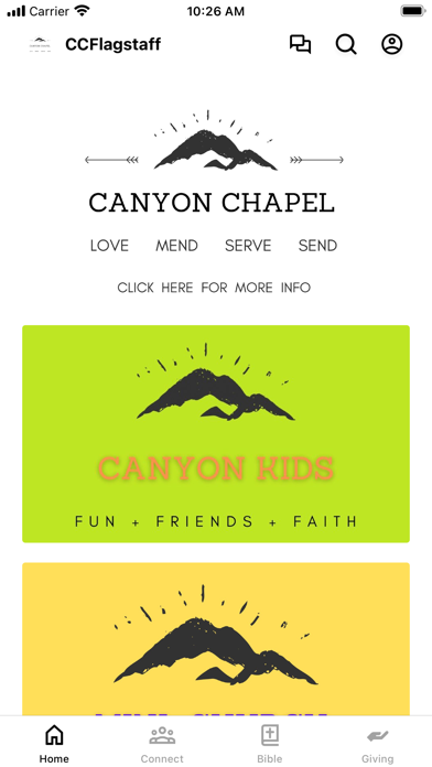 Canyon Chapel Flagstaff Screenshot