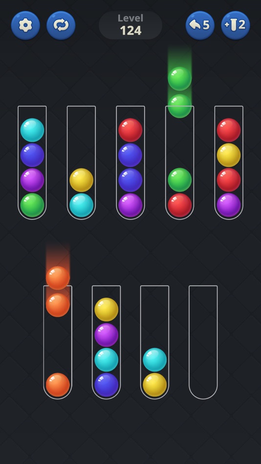 #4. Ball Sort! Color Bubble Puz (iOS) 由: Topsmart Mobile Ltd.