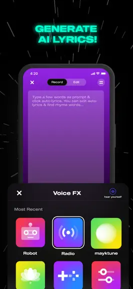 Game screenshot mayk: fun voice music editor hack