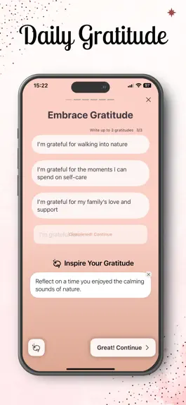 Game screenshot Gratitude Journal, Be Positive apk