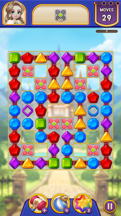 Royal Queenie: Jewel Match 3 Screenshot