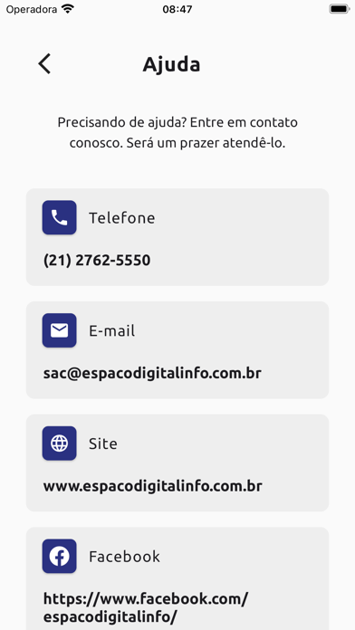 Espaço Digital Screenshot