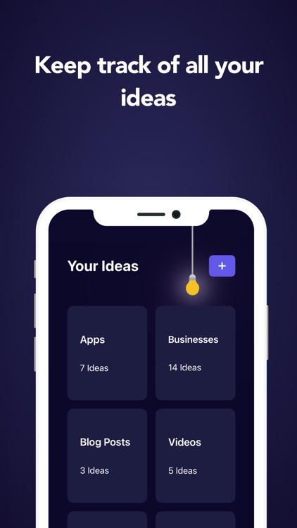 Ideate: Organize + Track Ideas