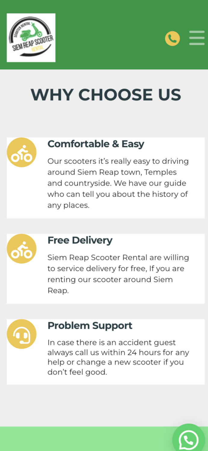 Siem Reap Scooter Rental