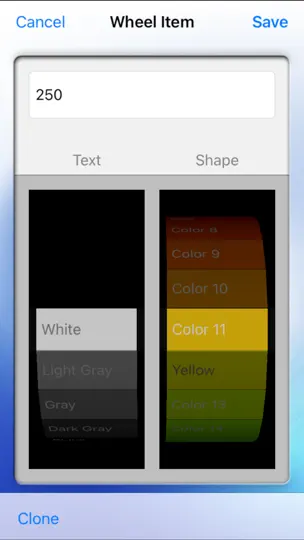 Скриншот YouSpin на iPhone 5