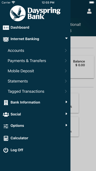 Dayspring Biz Mobile Banking Screenshot