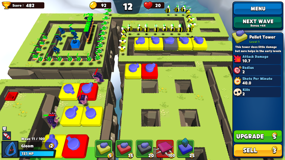 #2. BeatTheGeek Tower Defence (iOS) By: Ryan Ritten