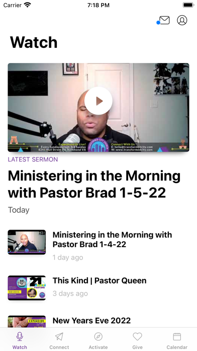 Transformed City Church Screenshot
