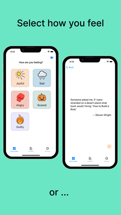 Mood Quote Screenshot