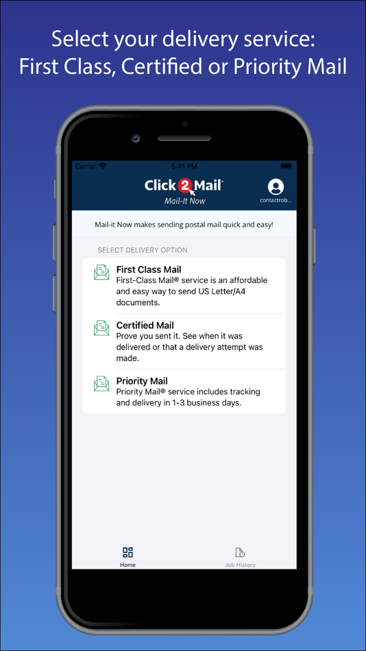 #1. Mail-It Now from Click2Mail (iOS) بواسطة: C2M LLC