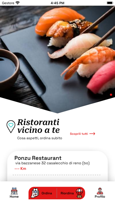 Ponzu Restaurant Screenshot