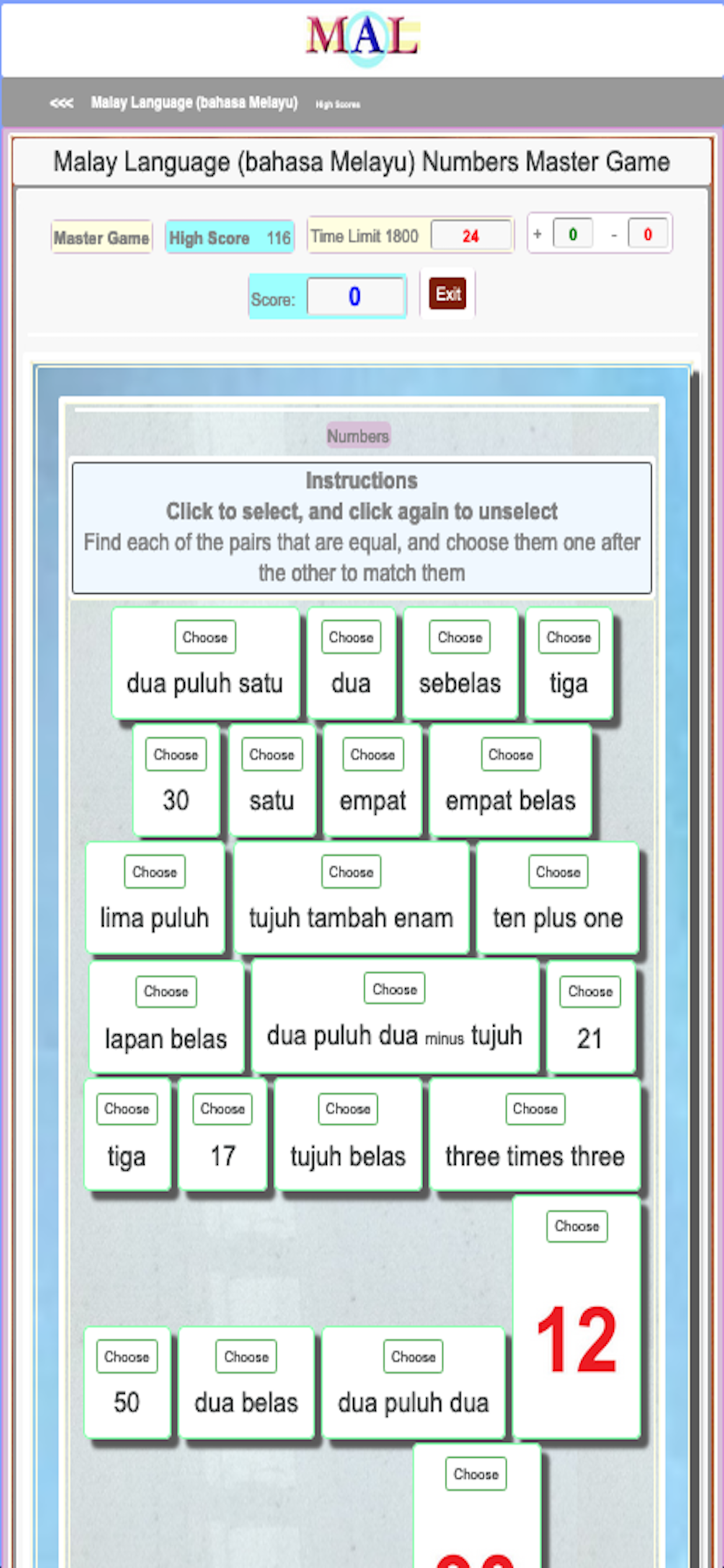 Malay M(A)L