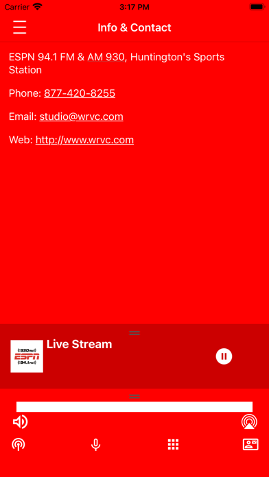 ESPN 94.1 FM & AM 930 Screenshot